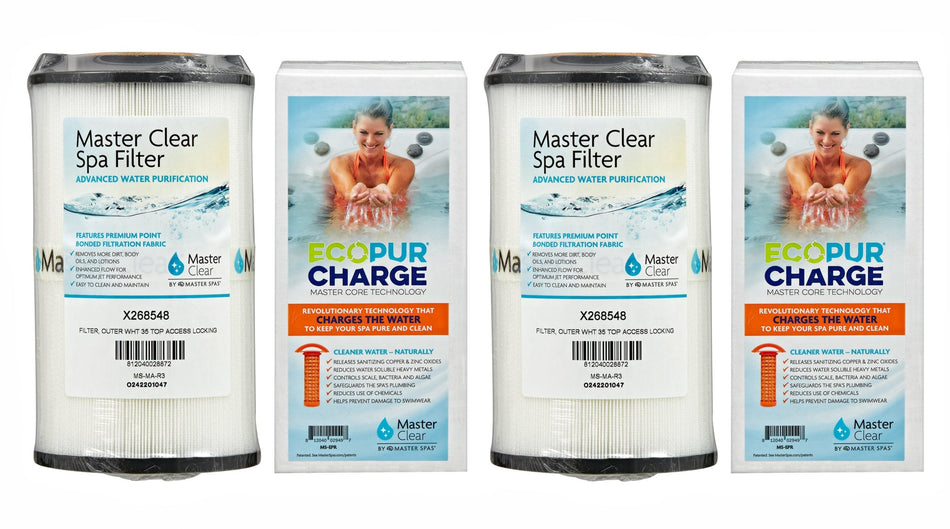 Clarity, Healthy Living, Therapool (2) PMA-R3 & (2) PMA-EPR Filter Set