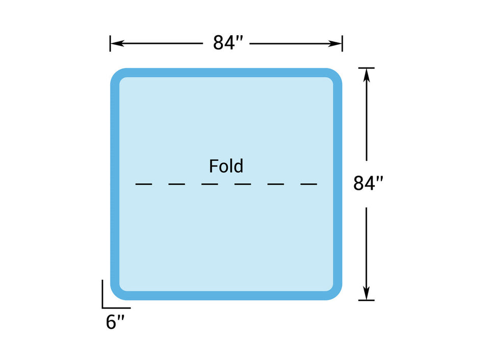 7' x 7' - Hot Tub Cover for Master Spas - 84" x 84"