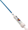 How long can the telescopic aluminum pole extend?