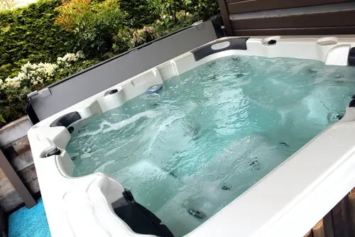 hot tub spa with clear water