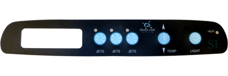 Master Spa - X508050 - Down East 3 Pump Overlay For 470 Panel