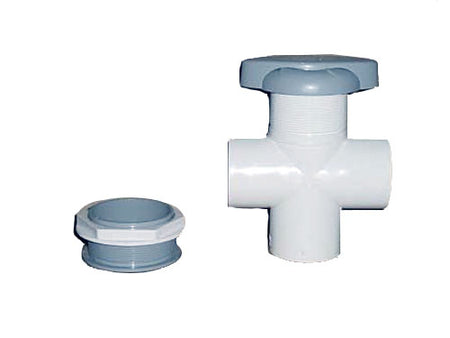 Master Spa - X245363 - 2 inch T Grey Diverter Assembly 2005-2009 (Refer to X245360) (X245363) - Side View