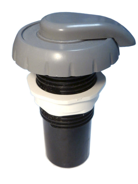 Master Spa - X252520 - 1 inch Notched Grey Air Control for 1 inch Inside Diameter Plumbing