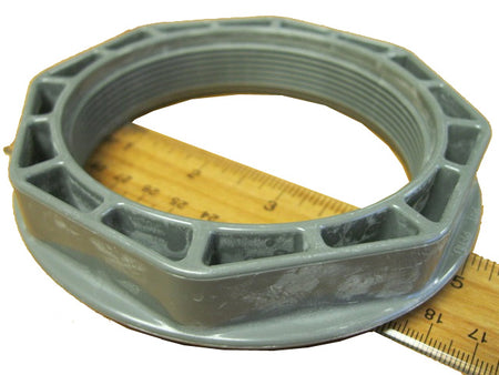 Master Spa - X240000 - Nut for Pentair Cyclone and Waterway Super Jet Body - Top View with ruler