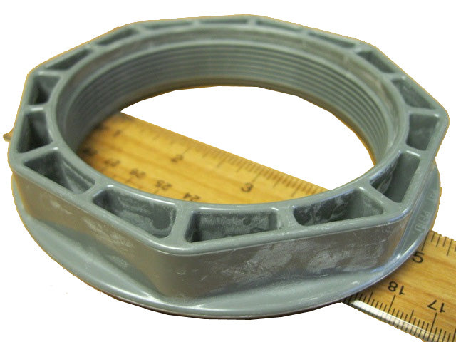 Master Spa - X240000 - Nut for Pentair Cyclone and Waterway Super Jet Body - Top View with ruler