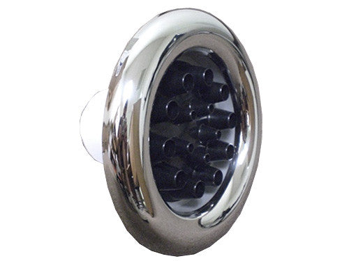 Master Spa - X241175 - 7.5 inch Master Blaster Stainless Steel/Black Jet