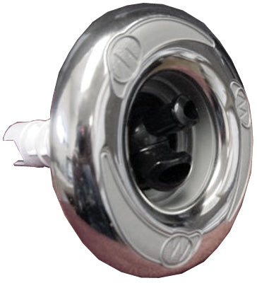 Master Spa - X284310 - 4 inch Waterway Poly-Storm Twin Roto Stainless Steel Jet