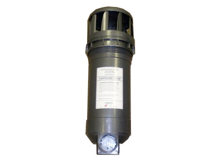 Master Spa - X320279 - 50sq Graphite Vane Weir Filter Assembly - Side View