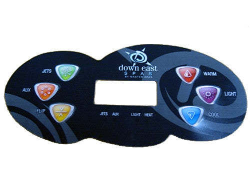 Master Spa - X509080 - Overlay Downeast 1-2 Pump for MP30 - Top View