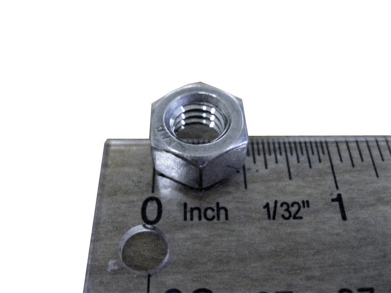 Master Spa - X400525 - 5/16-18 Stainless Steel Nut - Top View