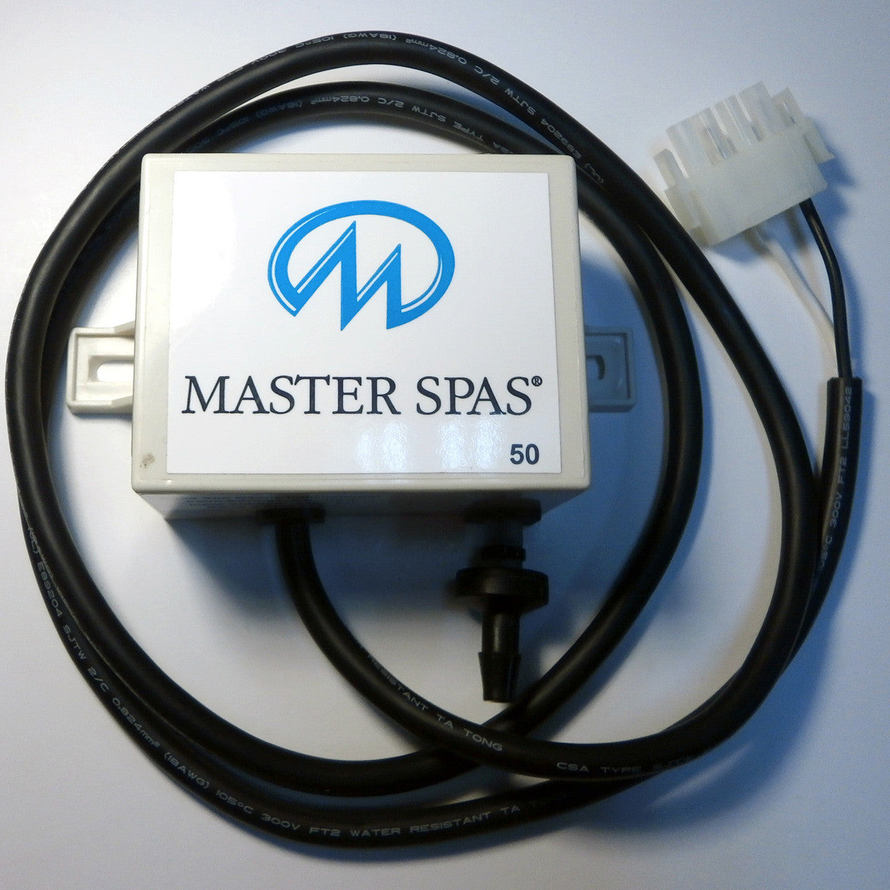 Master Spa - X320065 - 240V Ozone Generator w/ Check Valve & MS Logo - Top View