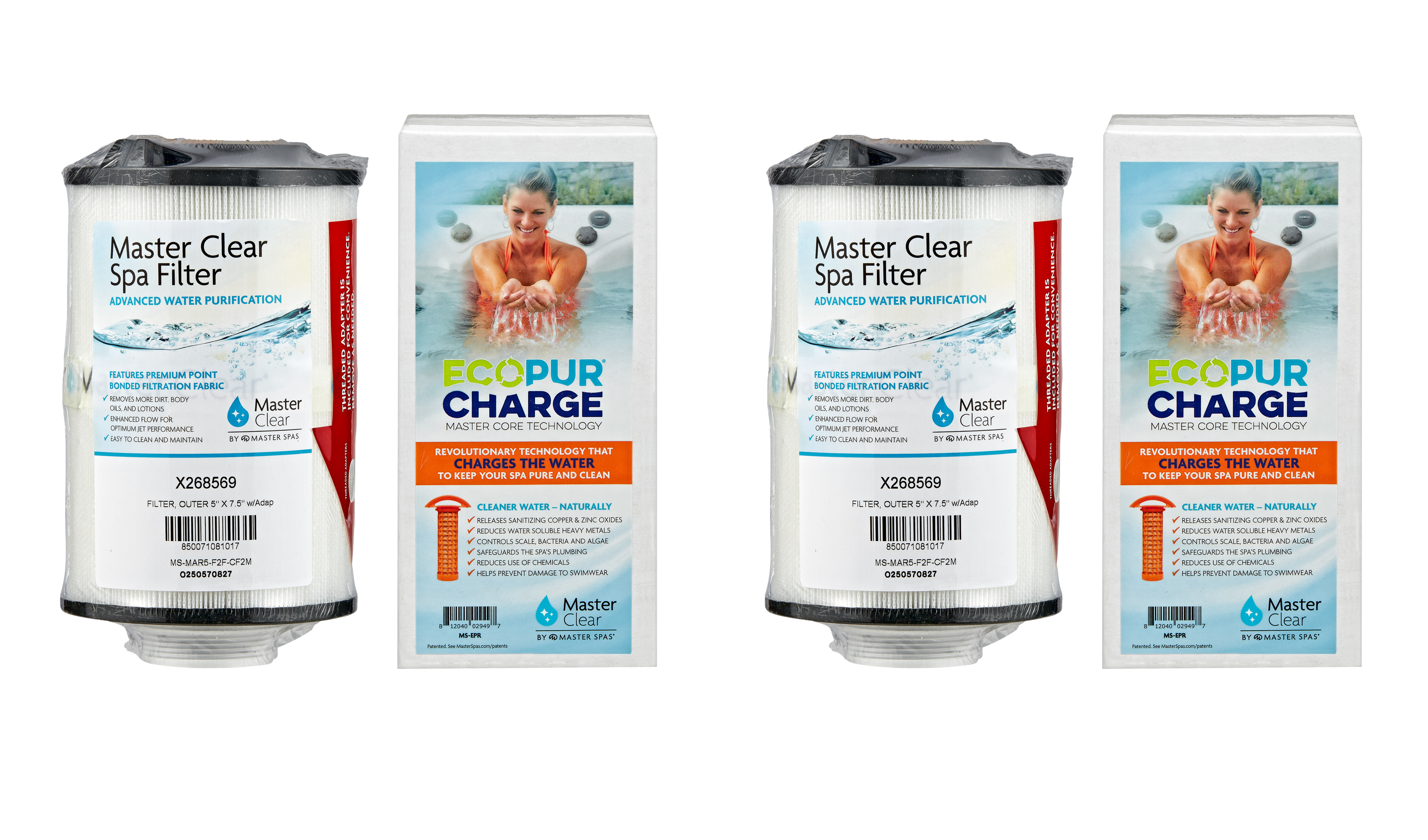 2025 getaway hot tubs 2 x268569 2 x268532 filter set