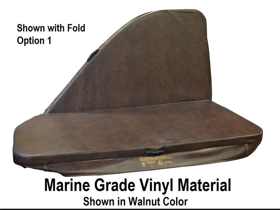 6.5' x 6.5' - Triangle Hot Tub Cover for Master Spas - 78" x 78" -  TS-240 -TS-120