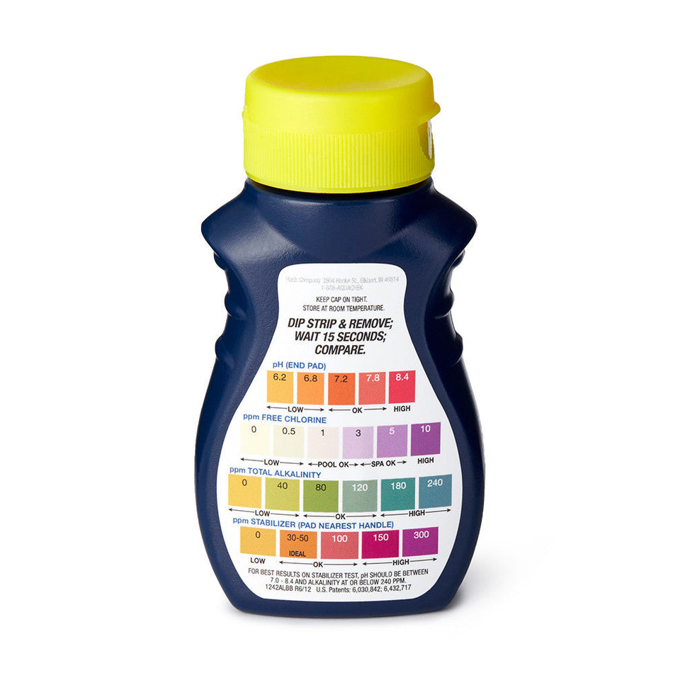 Aquachek Chlorine Test Strips, 50 Strips