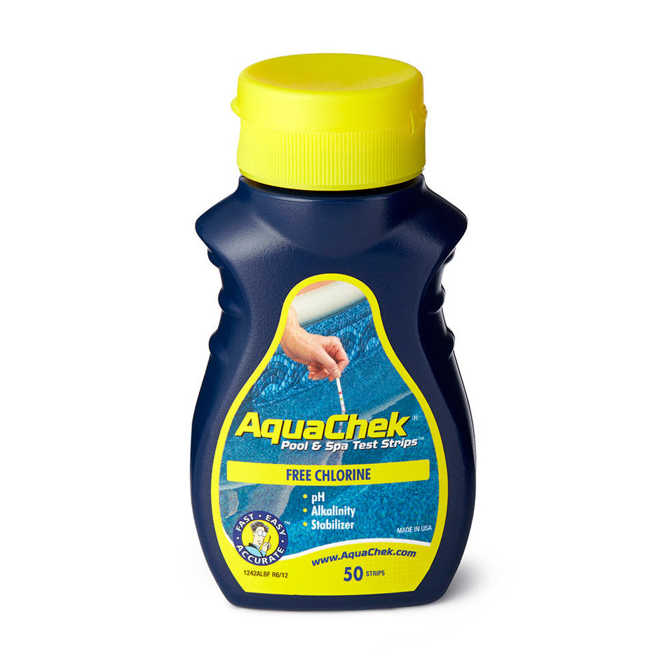 Aquachek Chlorine Test Strips, 50 Strips