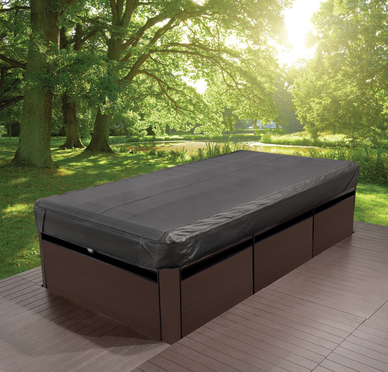 Axis Spa Cover 13' x 8' for Therapool 13 Swim Spa - Master Spa