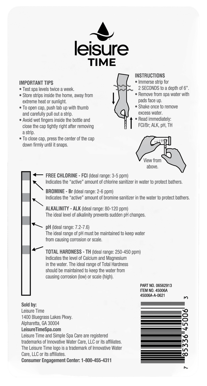 Master Spa - Leisure Time - Test Strips