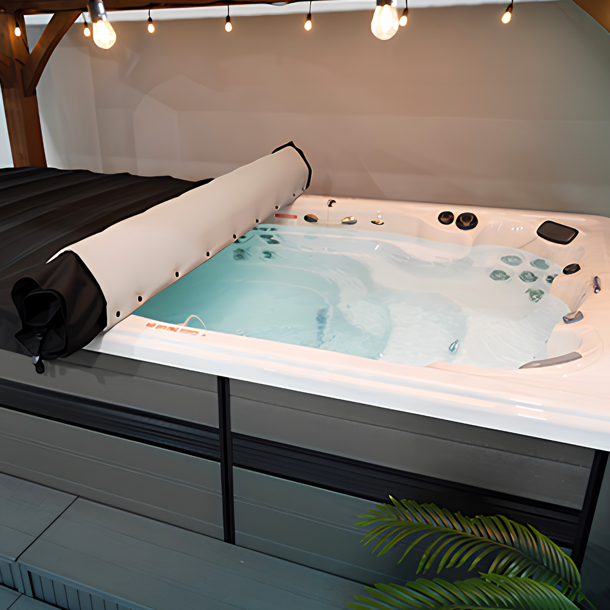 Axis Spa Cover 18' x 8' for H2X Trainer 18 & M.Phelps Spas