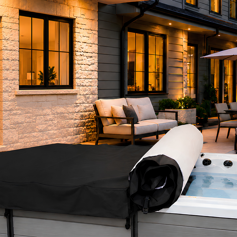Master Spa - AXCVR19 - Axis Spa Cover 19' x 8' for H2X Trainer 19 and Michael Phelps Momentum Spas