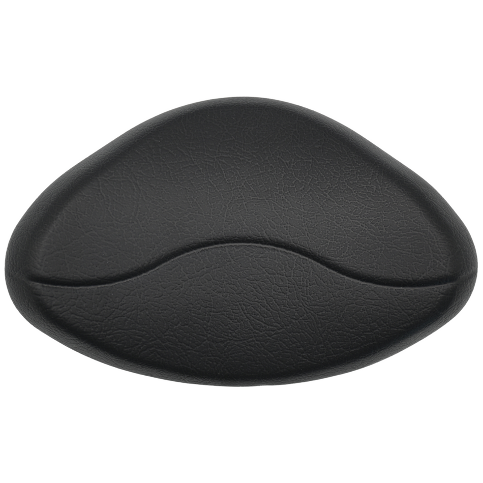 X540762 - Pillow, Oval Warped Charcoal