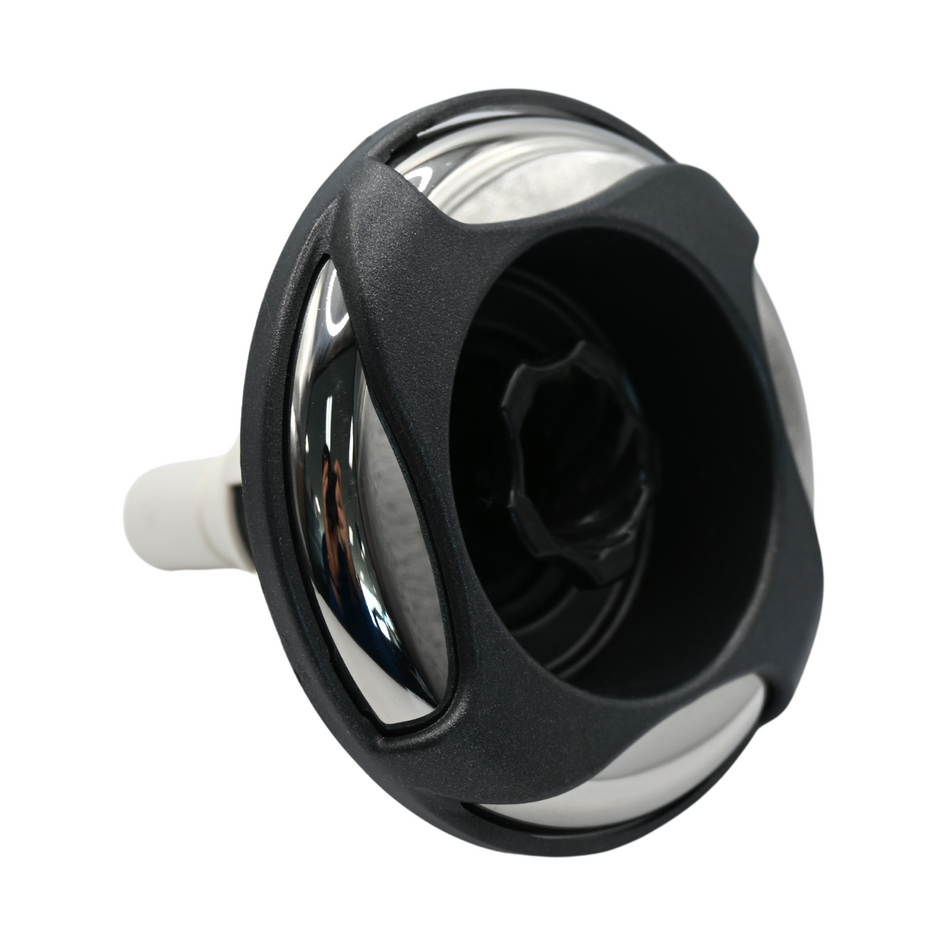 X284673 - Jet, 5" Waterway Power Storm Directional Threaded Power Storm DSG Stainless Steel Black