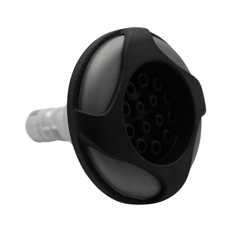 X284645 - Jet, 4" Waterway Poly-Storm Multi-Massage Grey/Black DSG