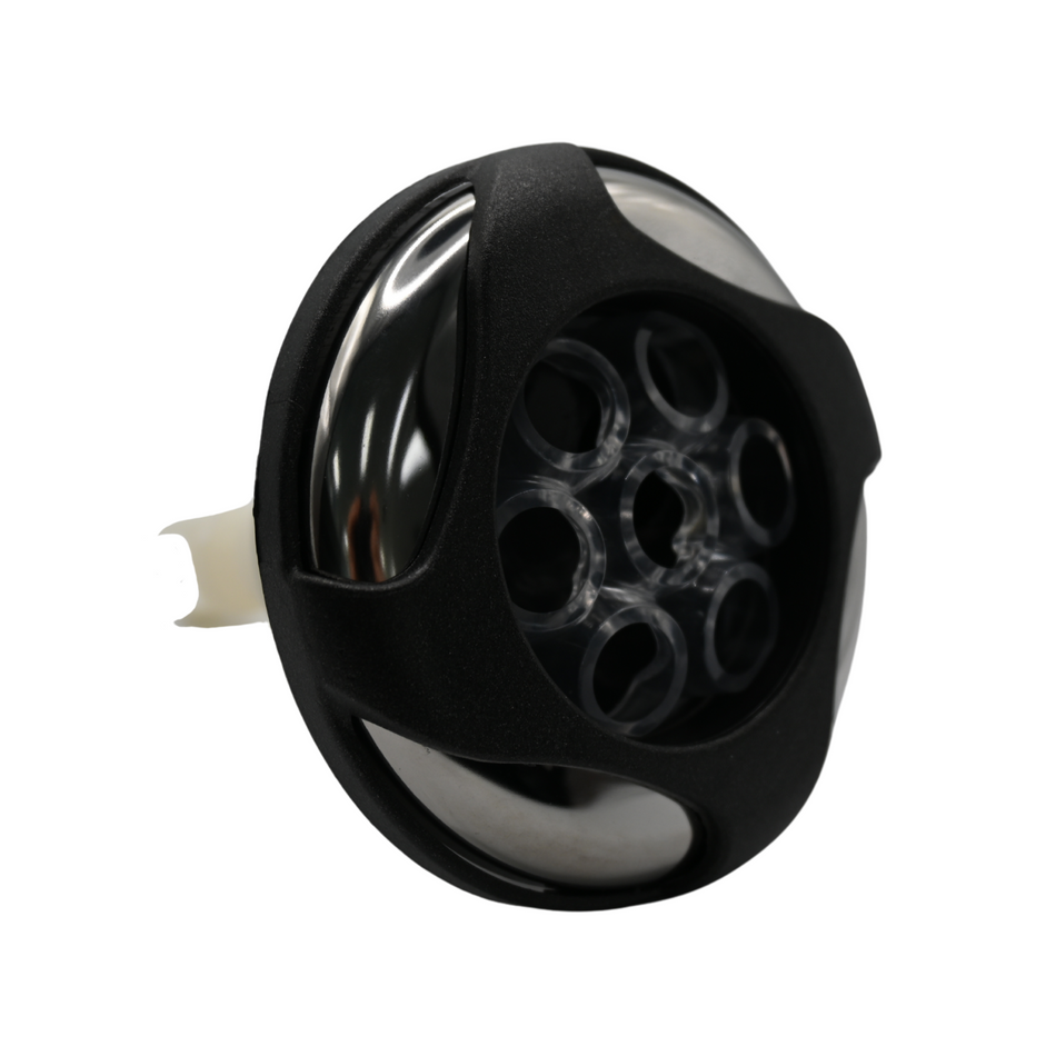 X284785 - Jet, Poly 4 Swirl Massage Stainless Steel