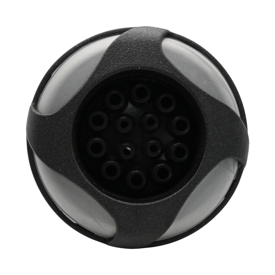 X284645 - Jet, 4" Waterway Poly-Storm Multi-Massage Grey/Black DSG
