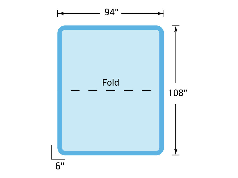 9' x 8' Hot Tub Cover for Master Spas (108" x 94")