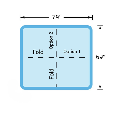 Fold options diagram for this cover