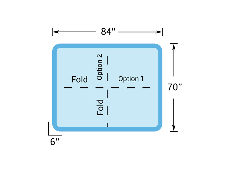 5.83' x 7' Hot Tub Cover for Master Spas (70" x 84")