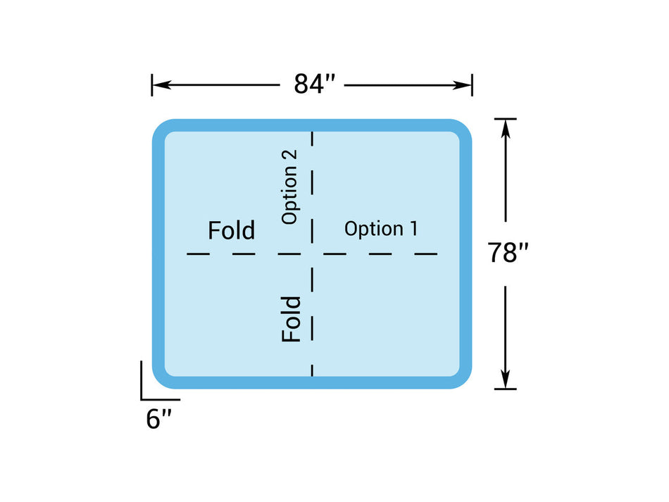 6.5' x 7' Hot Tub Cover for Master Spas (78" x 84")
