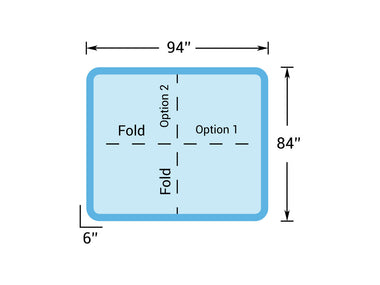 Fold options diagram for this cover