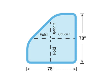 Fold options diagram for this cover