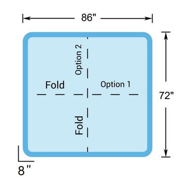 Fold options diagram for this cover
