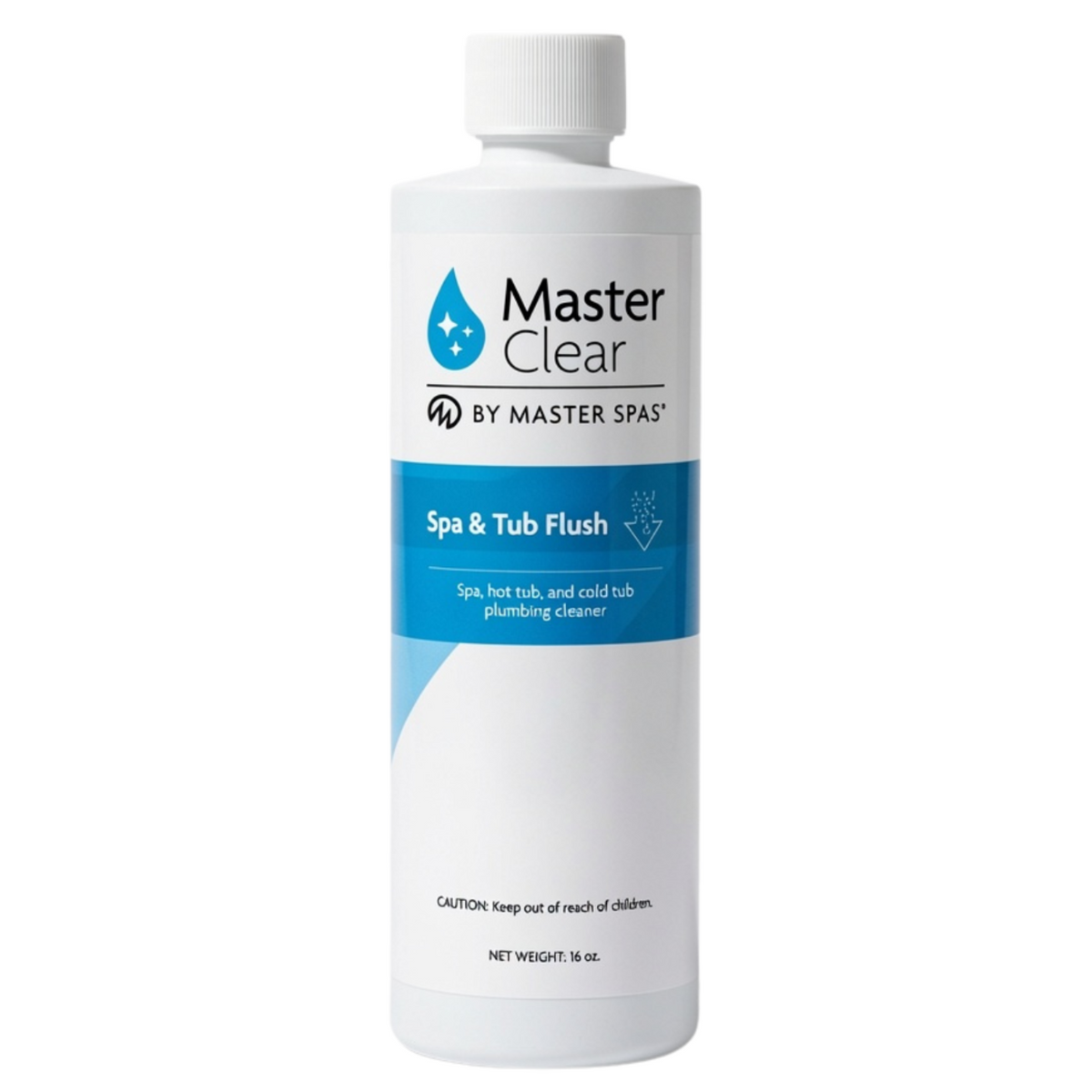 Master Clear Spa and Tub Flush 16 fl. oz. Front