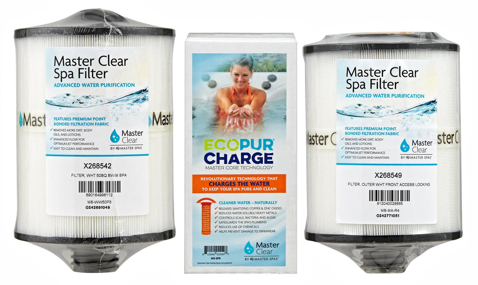 Filter Set – (1) PWW50P3, (1) PMA-R4, (1) PMA-EPR - H2X & Michael Phelps Swim Spas