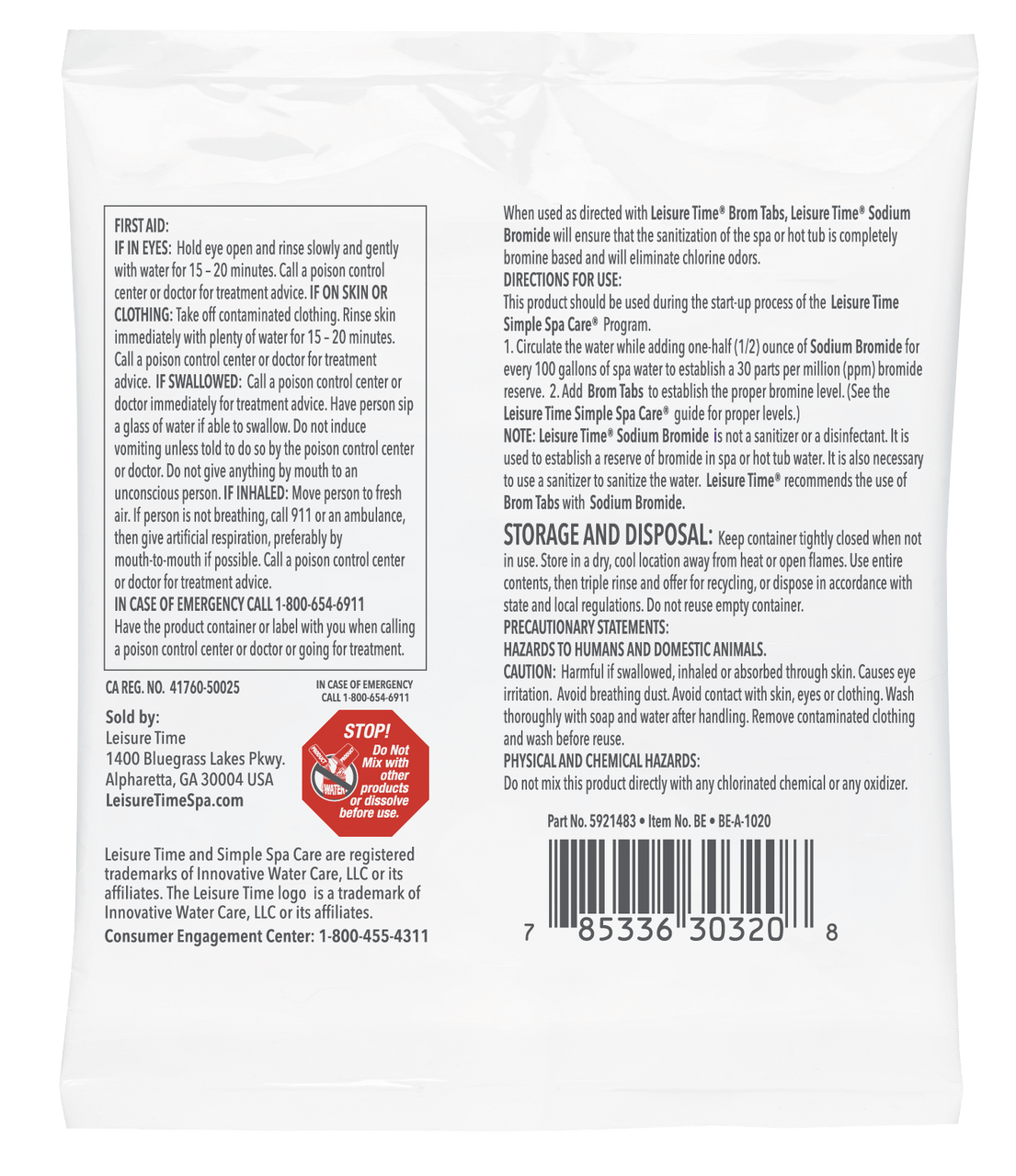 Leisure Time Sodium Bromide - Thumbnail 5