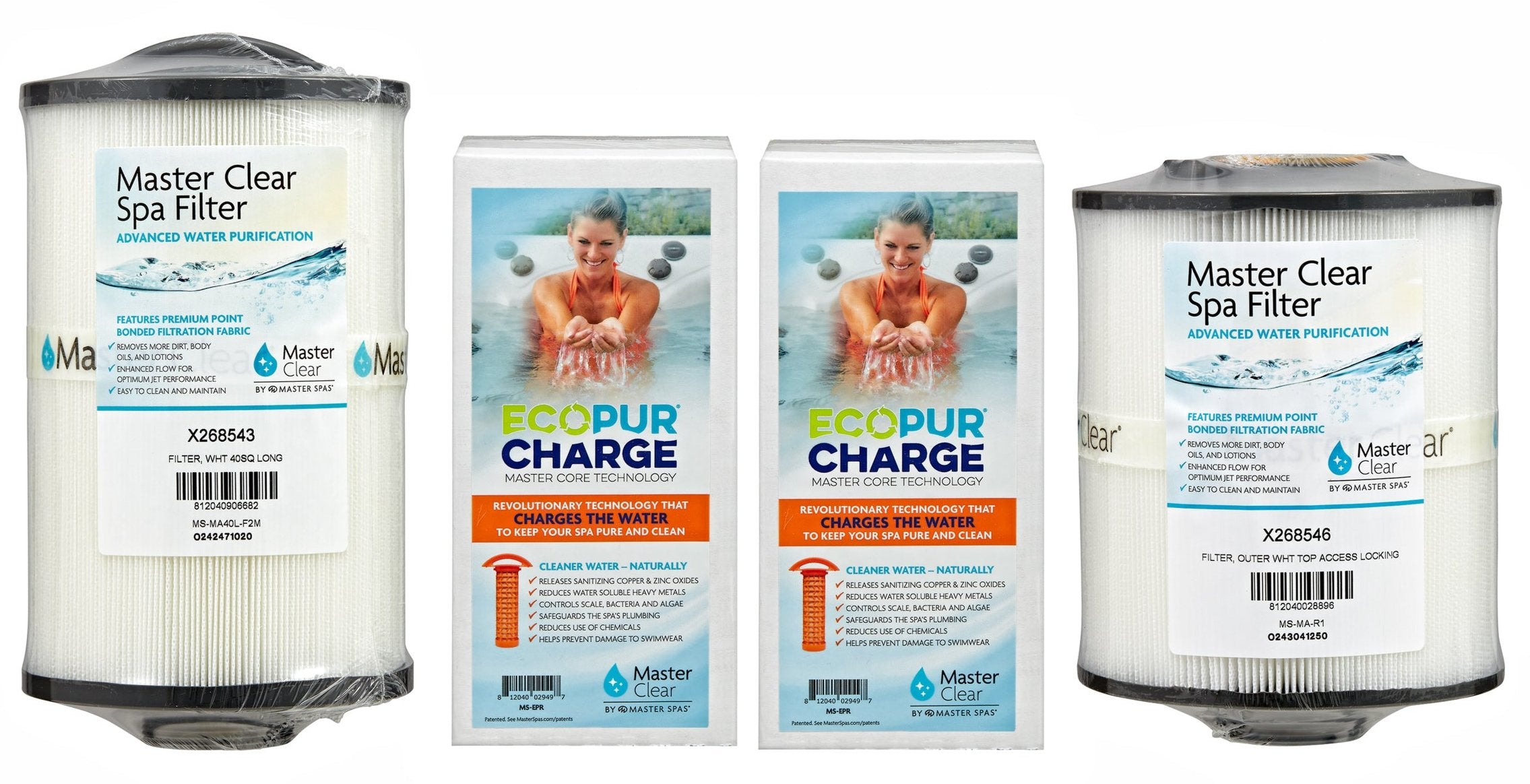 Twilight Therapool Eco-Pur Charge 4-Piece Filter Set