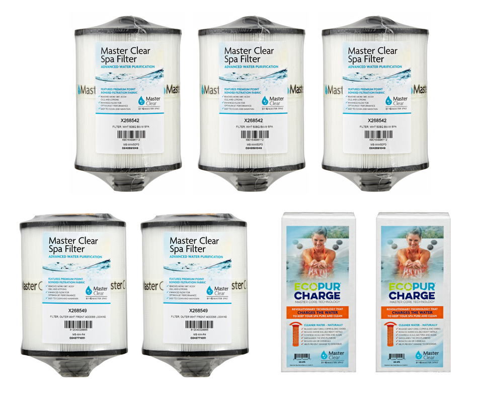Filter Set – (3) PWW50P3, (2) PMA-R4, (2) PMA-EPR - H2X & Michael Phelps Swim Spas