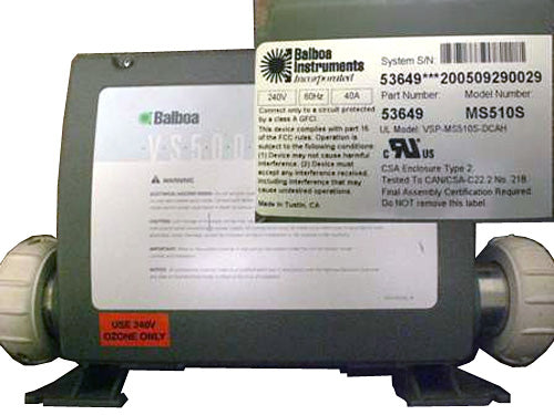 Master Spa - X300070 - Balboa Equipment MS510 System Control Pack