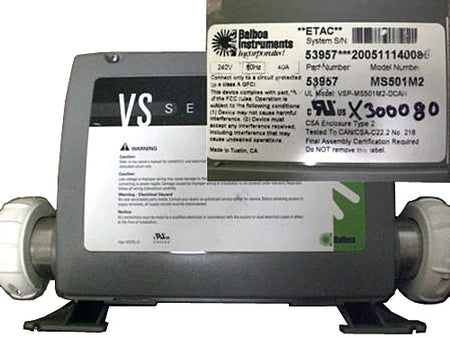 Master Spa - X300080 - Balboa Equipment MS501M2 System Control Pack