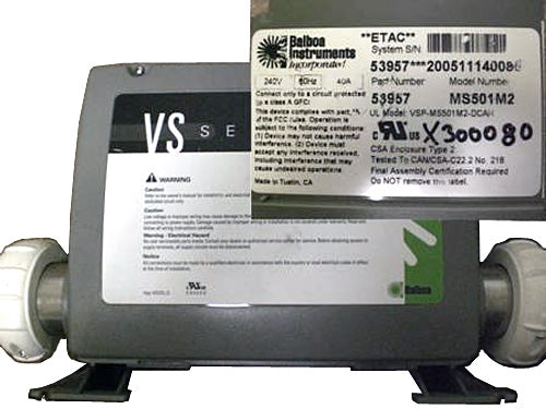 Master Spa - X300080 - Balboa Equipment MS501M2 System Control Pack