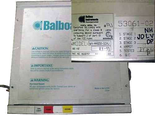 Master Spa - X300100 - Balboa Equipment MAS50 Control Pack System