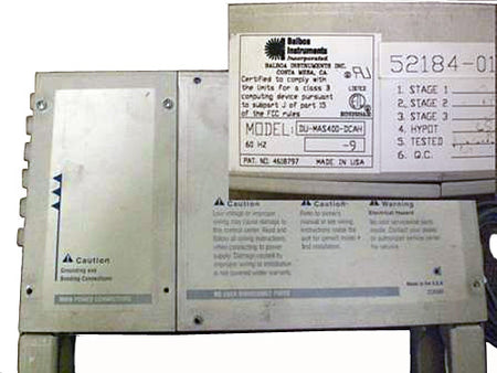 Master Spa - X300670 - Balboa Equipment MAS400 System Control Pack w/ Heater - Front View