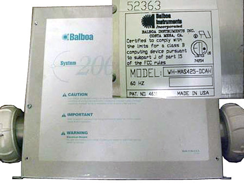 Master Spa - X300690 - Balboa Equipment MAS460 System Control Pack