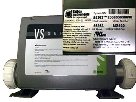 Master Spa - X300709 - Balboa Equipment MS520 System Control Pack