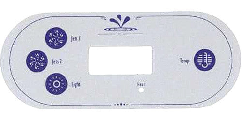 Master Spa - X300719 - Overlay for MAS520 System Specials - Front View