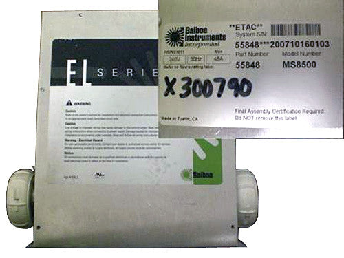 Master Spa - X300790 - Balboa Equipment MS8500 System Control Pack
 LS 1000 Models