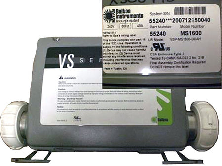 Master Spa - X300795 - Balboa Equipment MS1600 System Control Pack